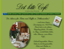 Tablet Screenshot of dat-luette-cafe.de